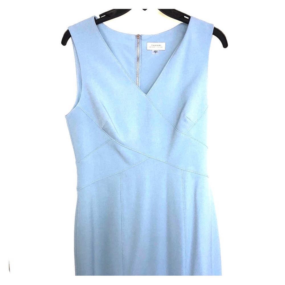 Sky blue Tahari sheath dress-NWOT